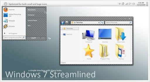 Win7 Streamlined para Windows 7 Win7 Streamlined para Windows 7