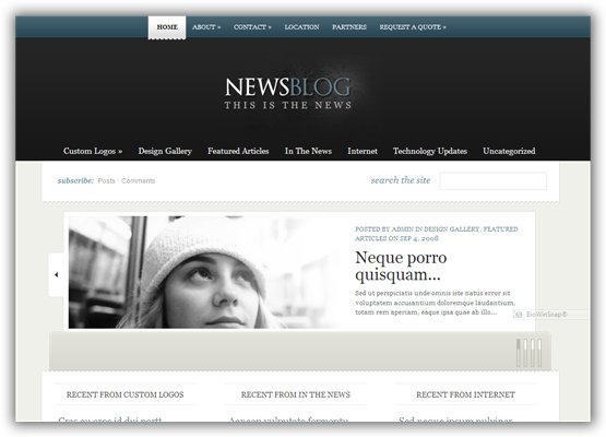 eNews ElegantThemes Premium WordPress Theme